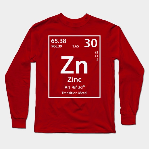 Zinc Element Long Sleeve T-Shirt by cerebrands